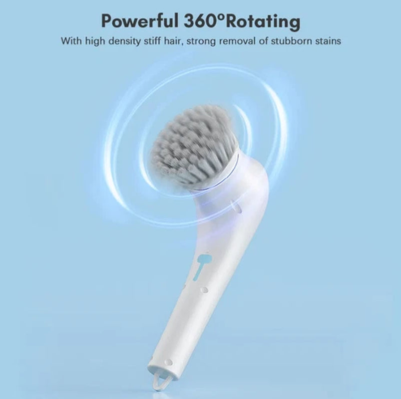 5 in 1 Electric Cordless Cleaning Brush Spin Scrubber Cleaner Rechargeable