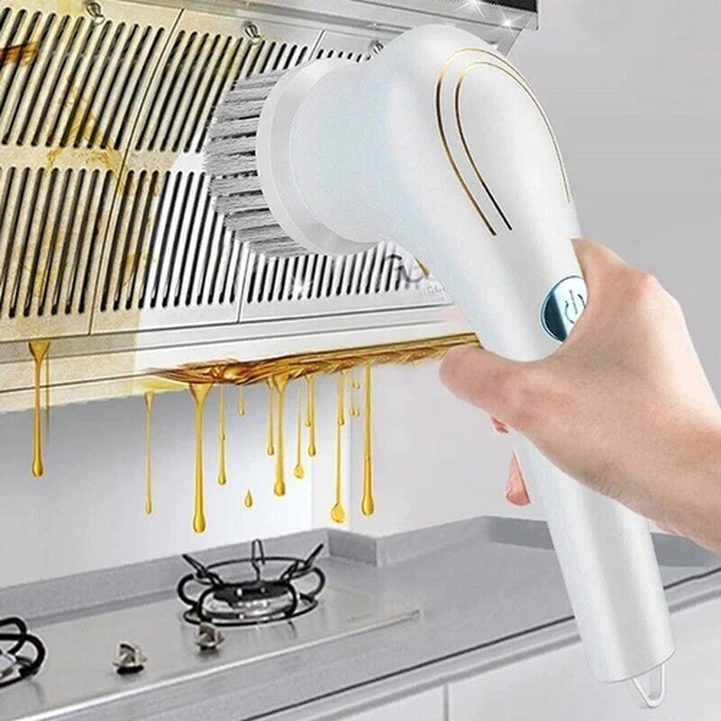 5 in 1 Electric Cordless Cleaning Brush Spin Scrubber Cleaner Rechargeable