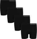 Girls Boyshorts Underwear - 4 Pack Soft Stretch Performance Seamless Panties Cartwheel Bike Shorts for Girls 3" Inseam