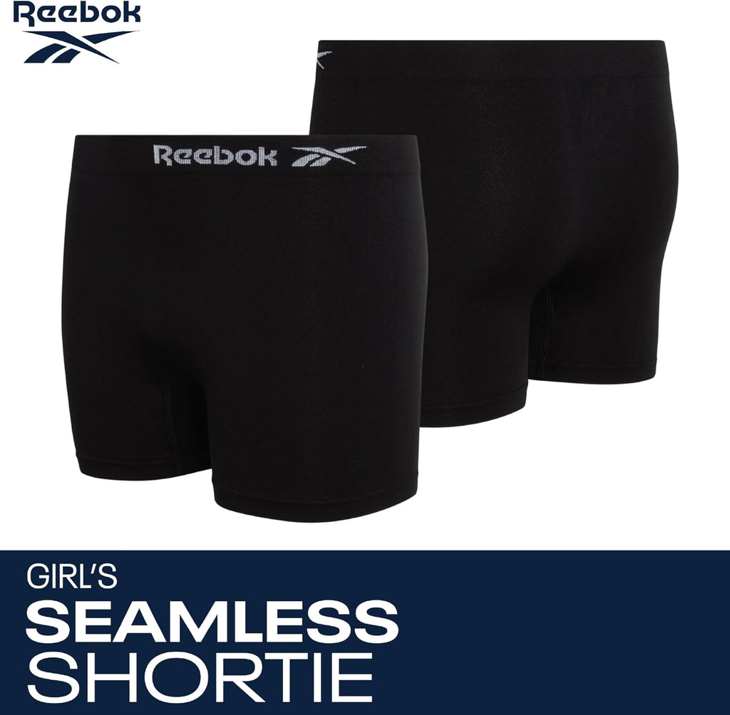 Girls Boyshorts Underwear - 4 Pack Soft Stretch Performance Seamless Panties Cartwheel Bike Shorts for Girls 3" Inseam