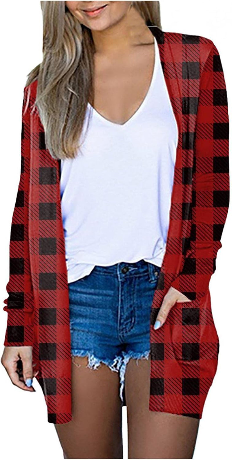 Halloween Cardigan for Women Solid Color Graphic Sweatshirt Casual Long Sleeve Crewneck Soft Pullover Tops Open Front