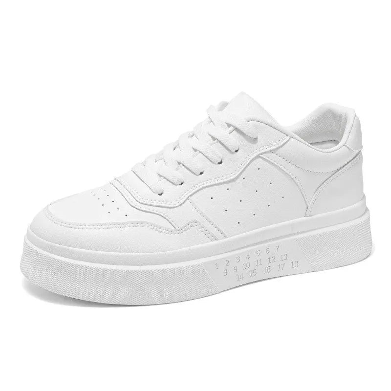 White Breathable Leisure Board Shoes for Men