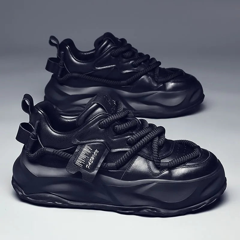 Breathable Height-Increasing Casual Board Shoes for Men
