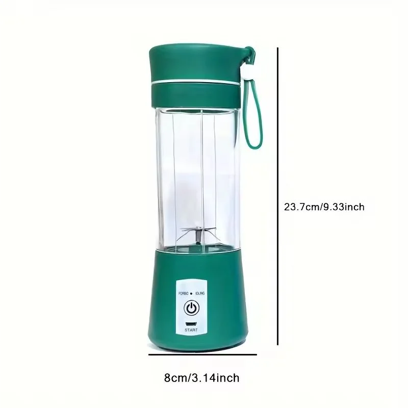 Customized Color Logo Presser Small Personal Electric Usb Mini Machine Portable Fruits Glass Blender Portable Juicer