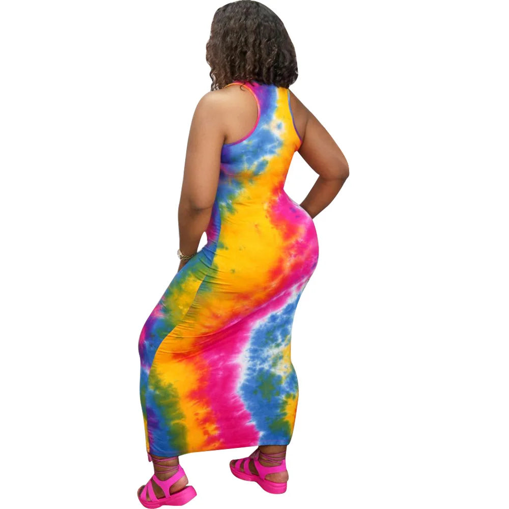 Printed Long Summer Dress