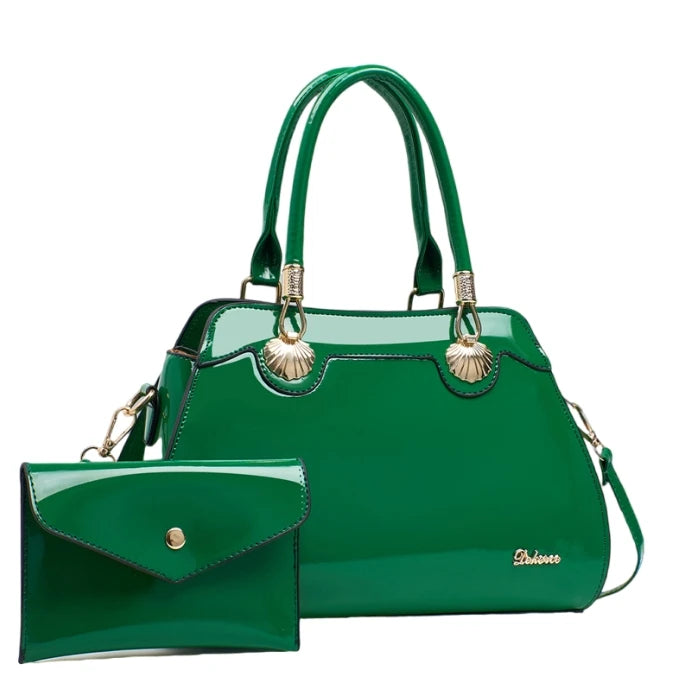 Large Capacity PU Tote & Crossbody Bag for Women