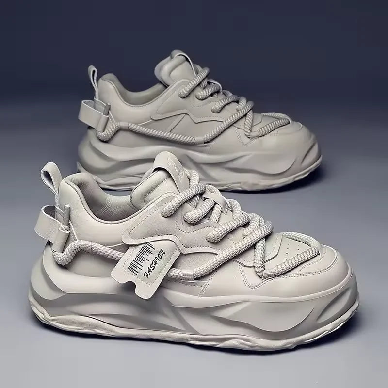 Breathable Height-Increasing Casual Board Shoes for Men