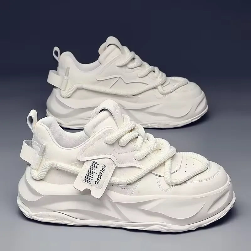 Breathable Height-Increasing Casual Board Shoes for Men