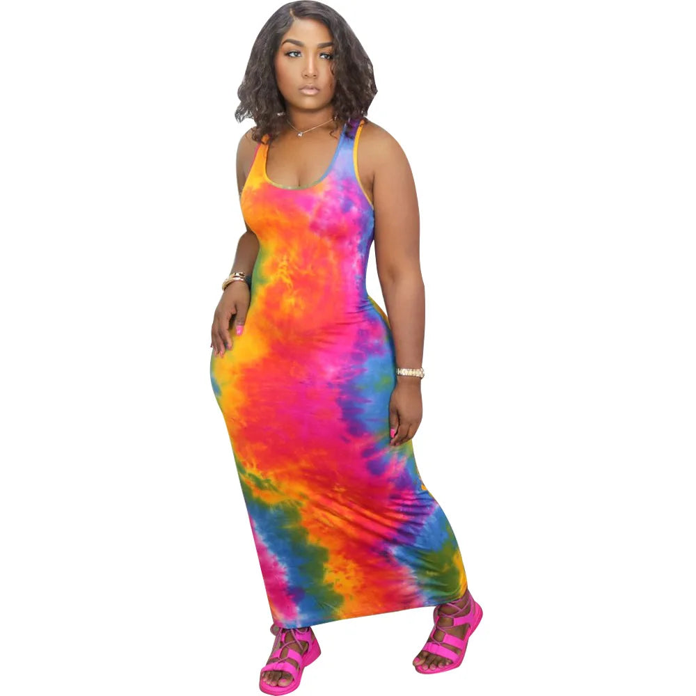 Printed Long Summer Dress