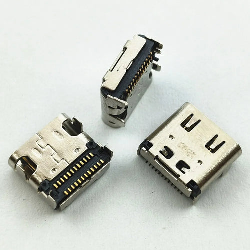 1-10pcs Micro USB Charger Charging Port Plug Dock Connector Type C 24pin for Dell Latitude 5289 For Lenovo X1 Yoga 2nd ASUS T303