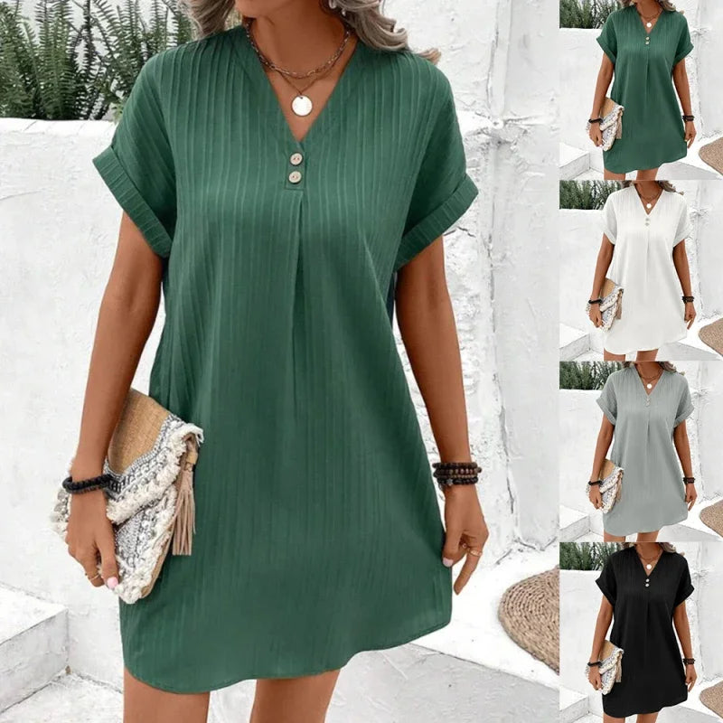 Women's V-Neck Beach Sundress