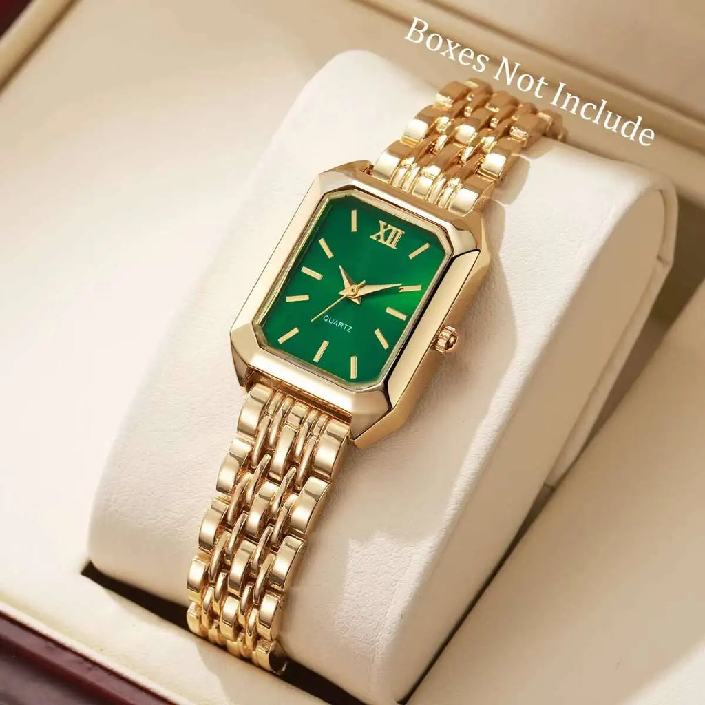 Rectangle Analog Wristwatch
