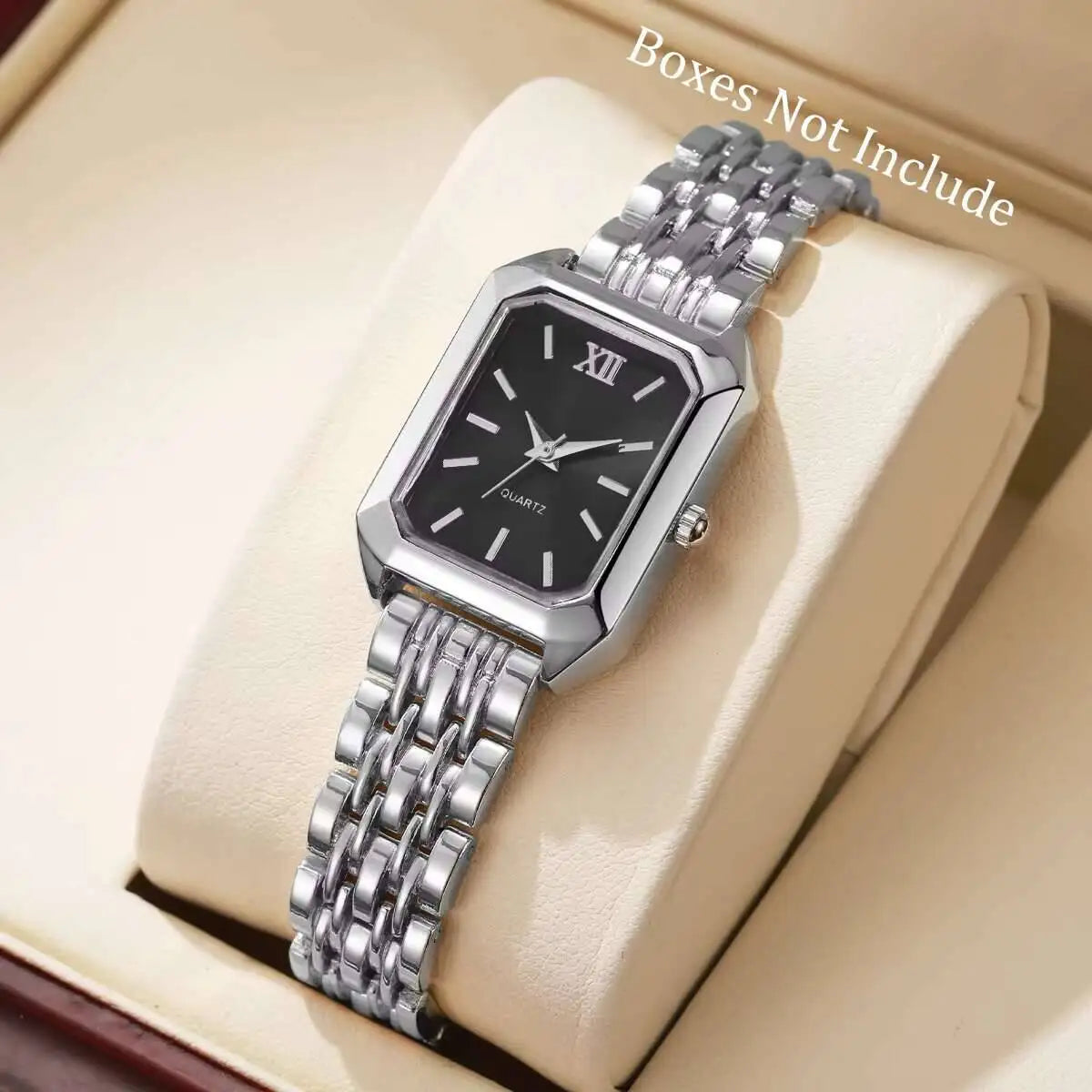 Rectangle Analog Wristwatch