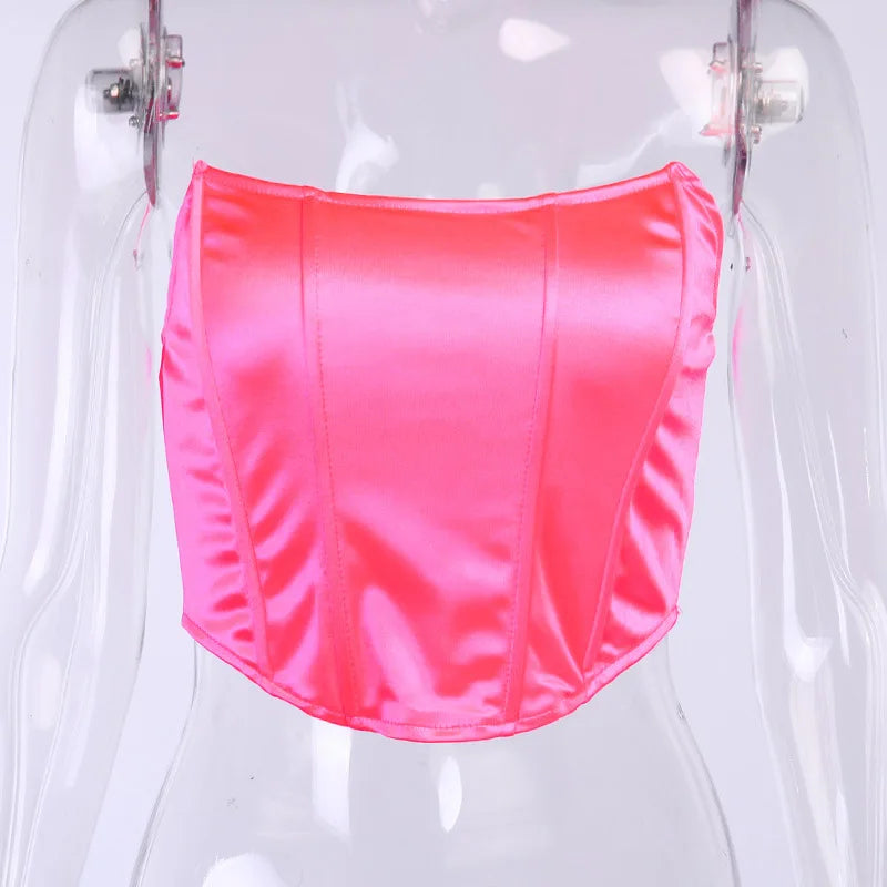 Off-Shoulder Corset Crop Top