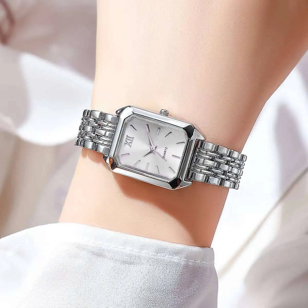 Rectangle Analog Wristwatch