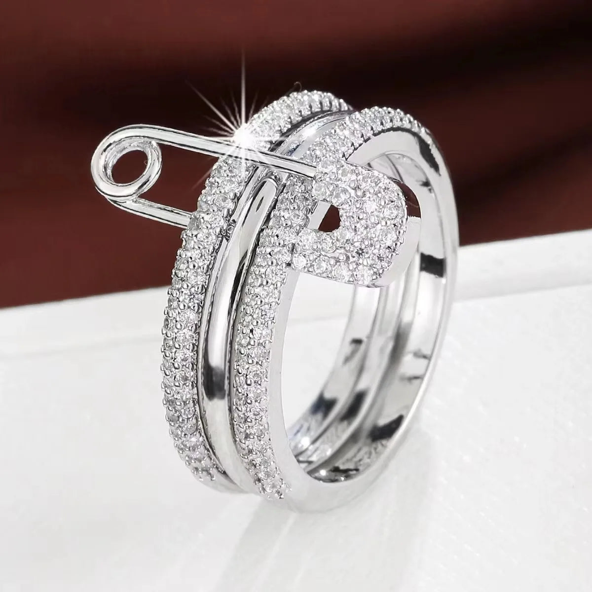Stacked Zircon Ring Set