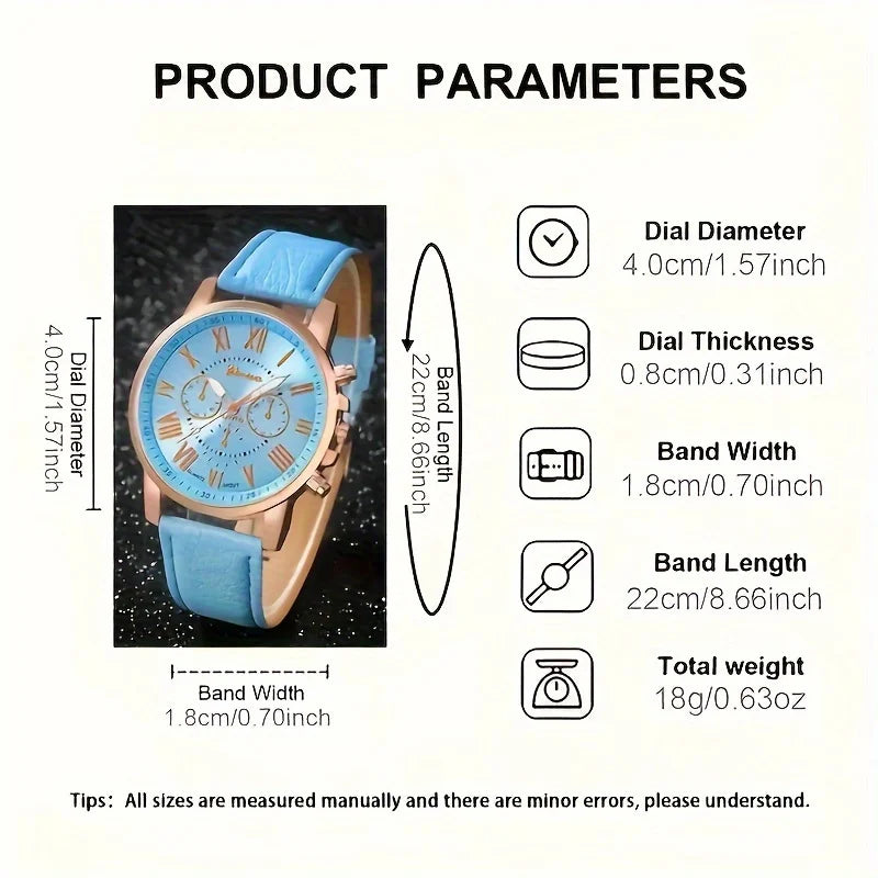 Fashion Quartz Watch & Jewelry Set