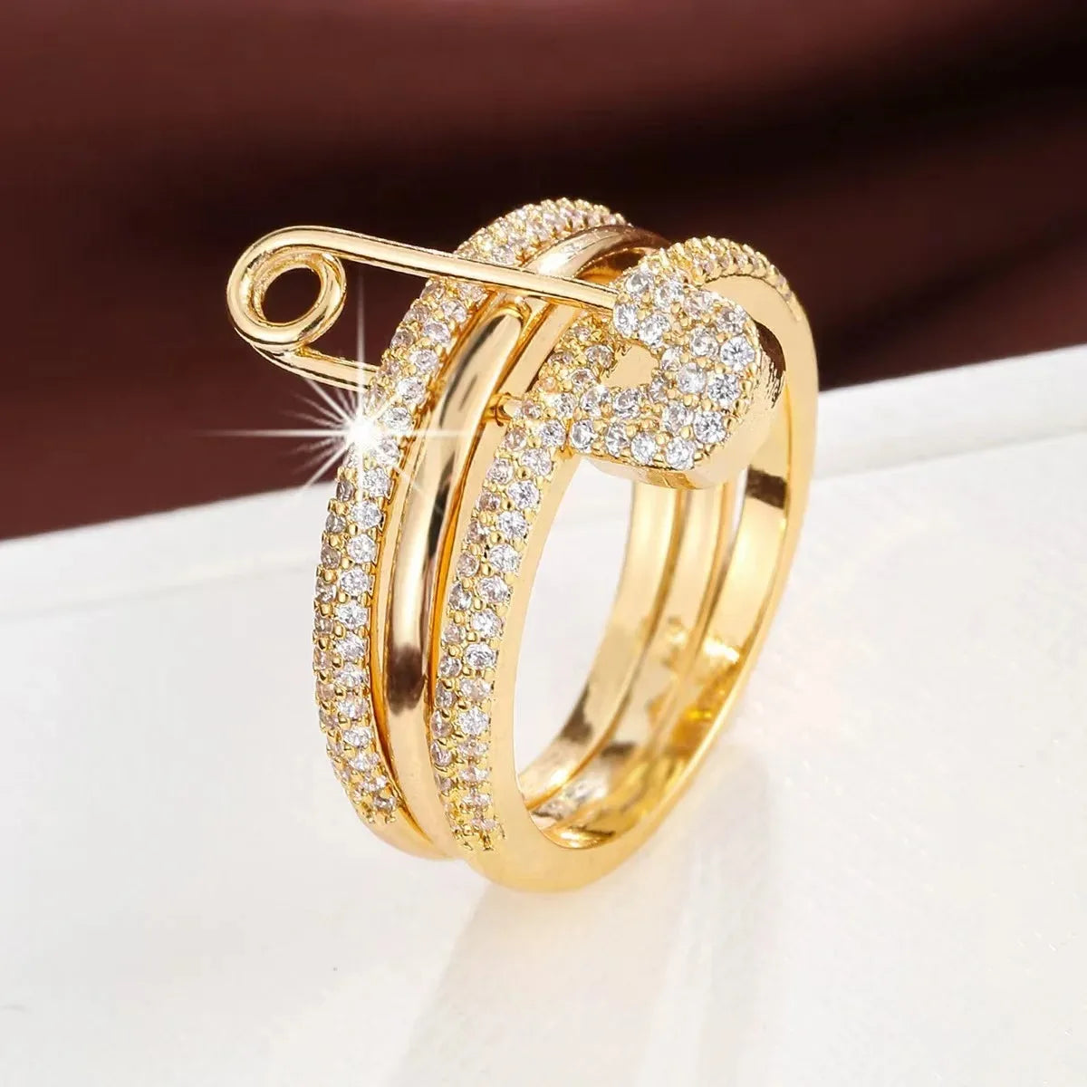 Stacked Zircon Ring Set