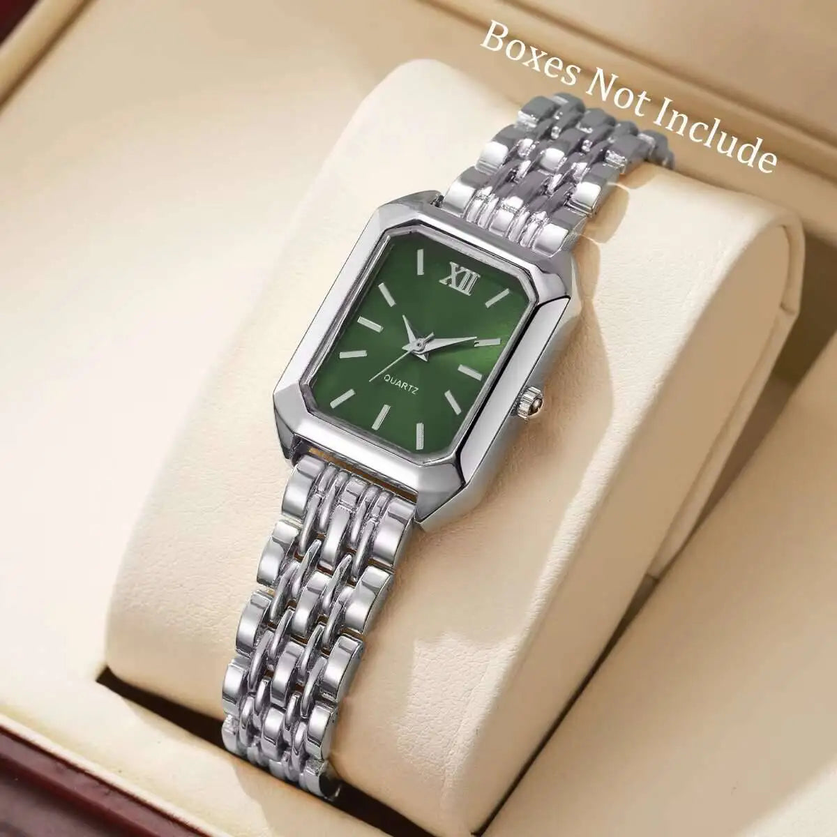 Rectangle Analog Wristwatch
