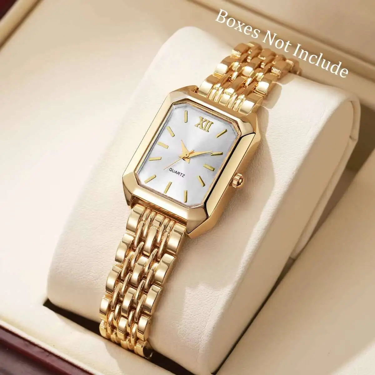 Rectangle Analog Wristwatch