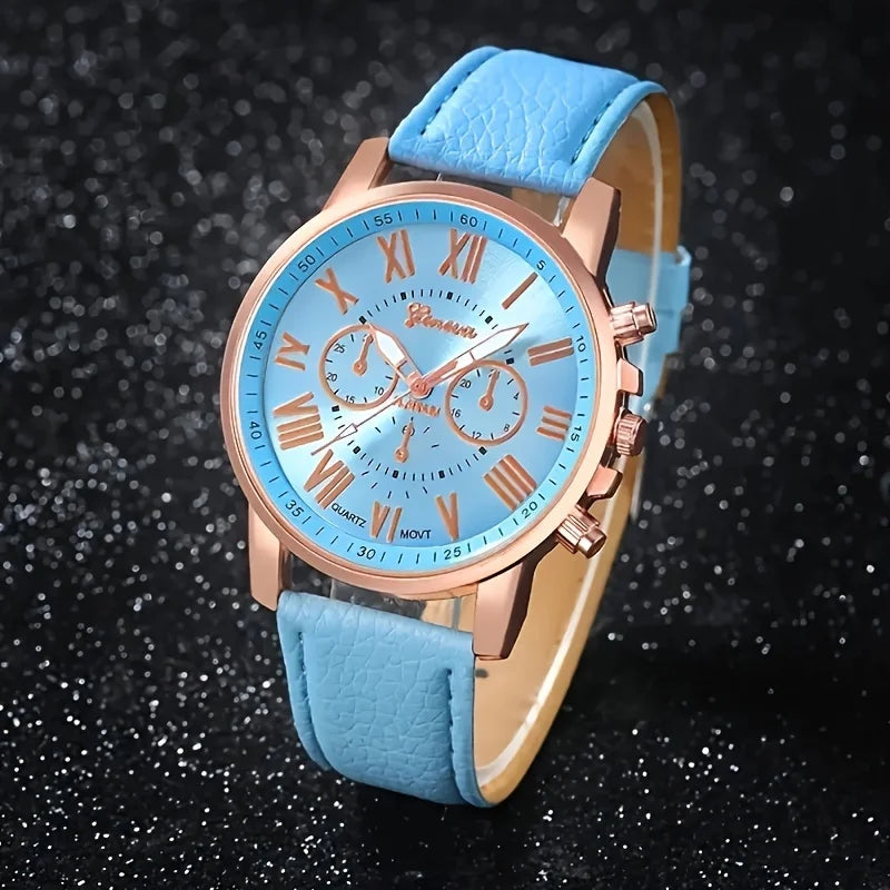Fashion Quartz Watch & Jewelry Set