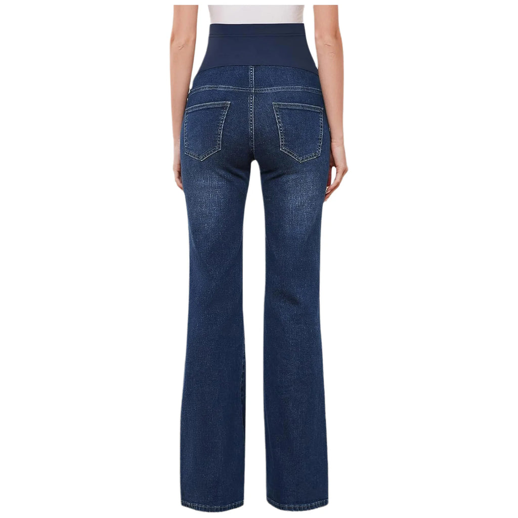 Maternity High-Waist Flared Jeans