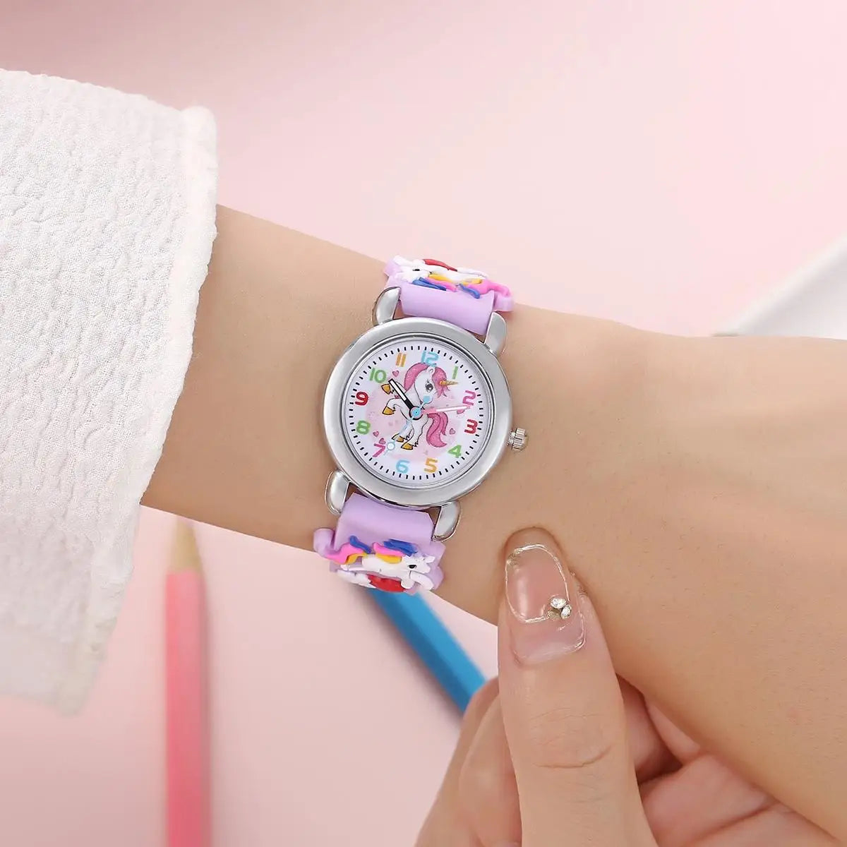 Kids Cartoon Unicorn Watch