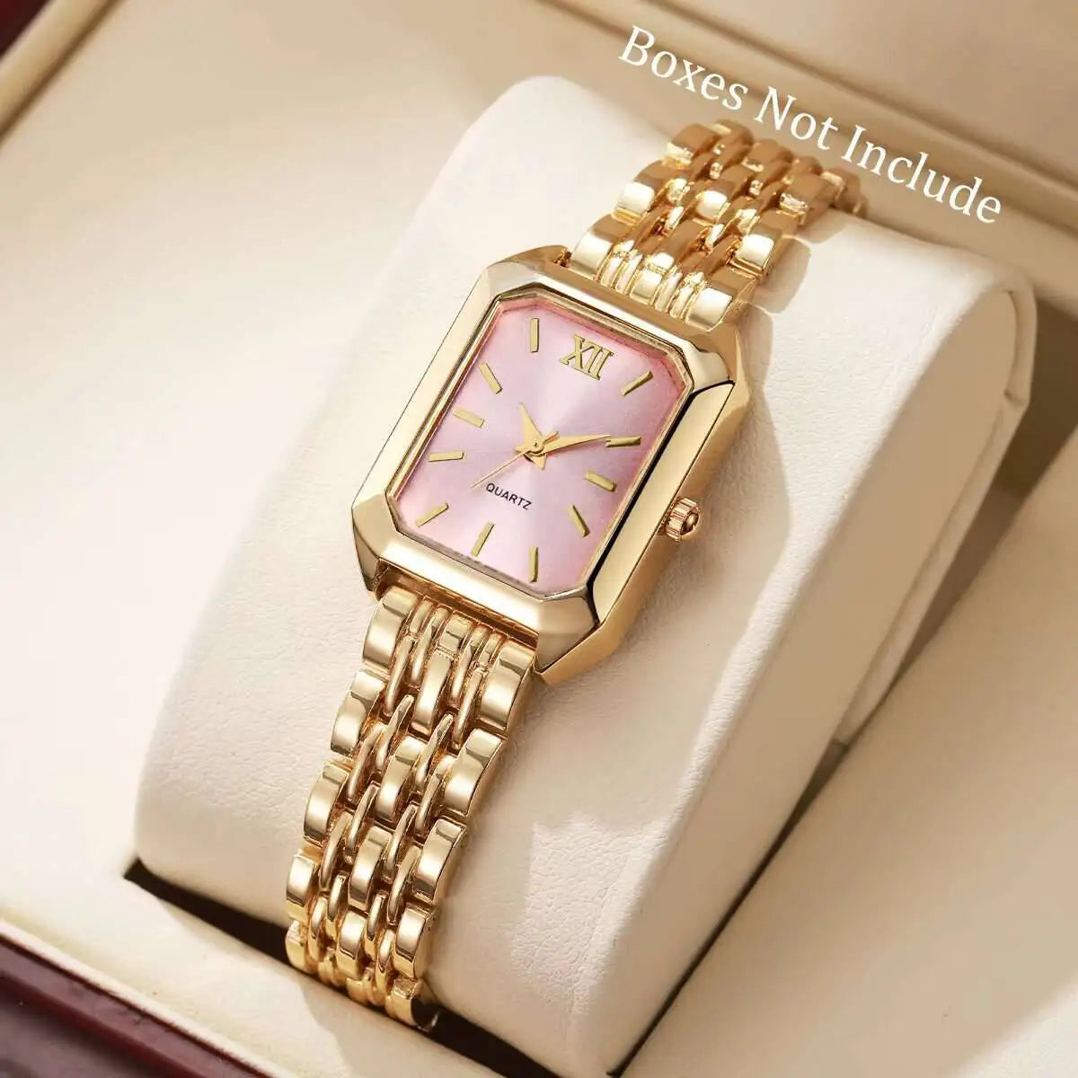Rectangle Analog Wristwatch