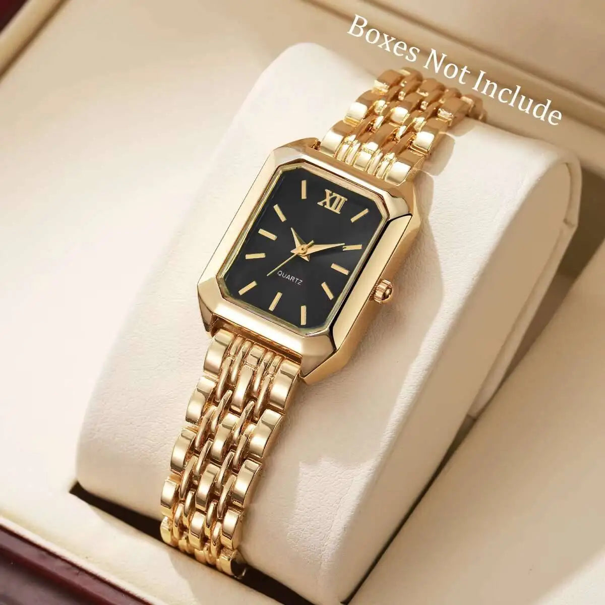 Rectangle Analog Wristwatch