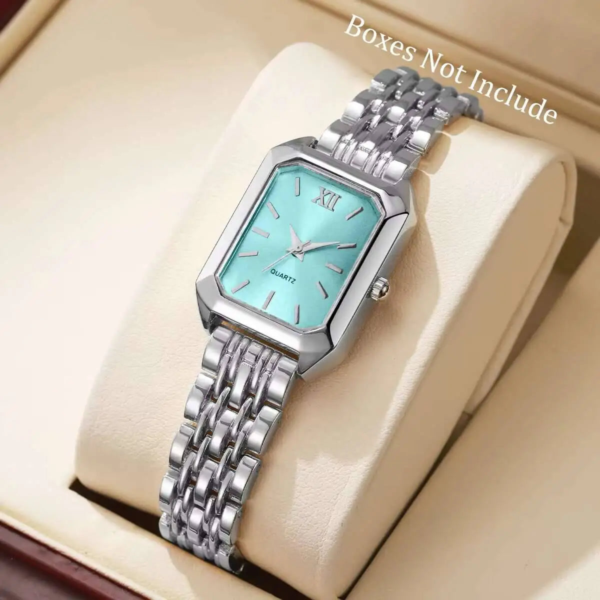 Rectangle Analog Wristwatch