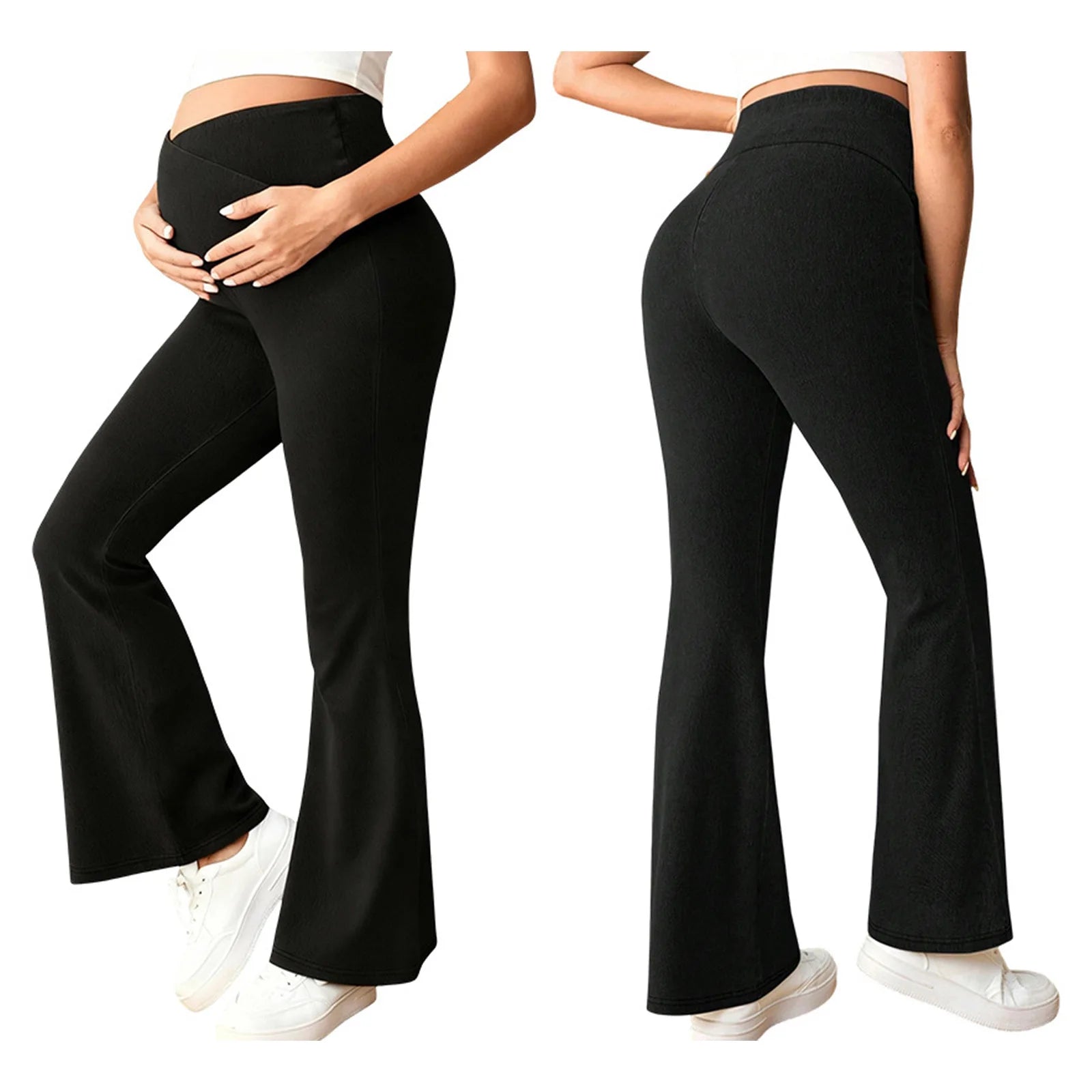 Maternity High-Waist Flared Jeans